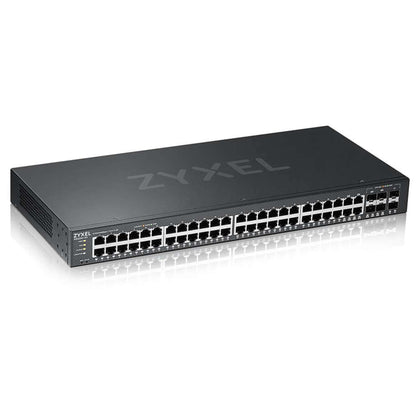 Switch 44P Giga Poe +4P Dual Gigabi T +2Sfp Ipv6 Nebulaflex Rack 19