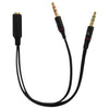 Adattatore 3,5Mm Per Cuffie Con Mic Eaudio Integrat A 2 Jack 3,5Mm Masc