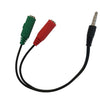 Adattatore 3,5Mm Per Cuffie Con Mic Eaudio Separato A 1 Jack 3,5Mm Masc