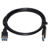 Cavo Usb 3.0 A-A 1Mt M/F Prolunga Bk In Rame