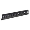 Armadio Rack Raccoglicavi 19 1U A Gabbia Nero Metallo