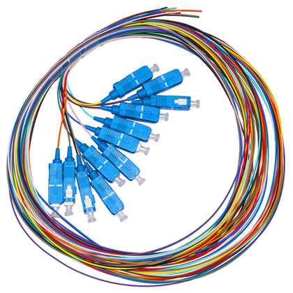 Pigtail Fibra Ottica Sc 2Mt Simplex Singlemode Confezione 12Pz Colorati