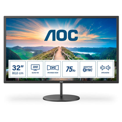Mon 32Ips Qhd Hdmi Dp Mm 4Ms Aoc Q32V4 2560X1440