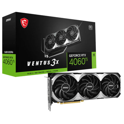 Vga Msi Rtx 4060 Ti Ventus 3X 16Goc 16Gb Ddr6 128Bit Hdmi/3Dp 160W