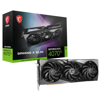 Vga Msi Rtx 4070Ti Gaming X Slim 12G 12Gb Ddr6X 192Bit H/3Dp 285W