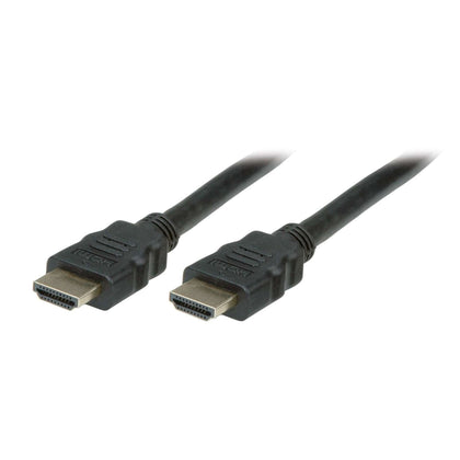 Cavo Hdmi+Ethernet 4K 1Mt M/M Bk