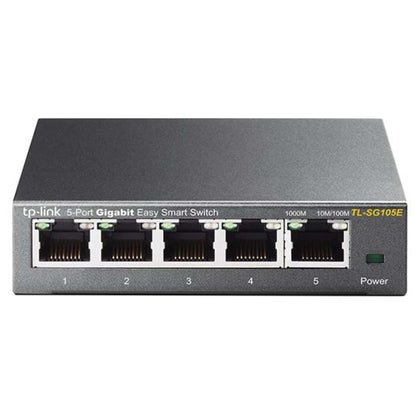 TL-SG105E L2 Switch 5 Porte Gigabit Ethernet 10/100/1000 Nero