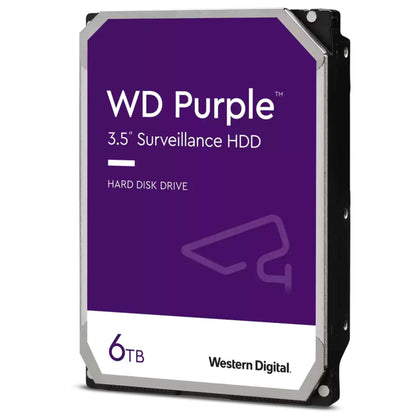 Western di  Purple 64PURZ HDD 6Tb Sorveglianza Interno 3.5