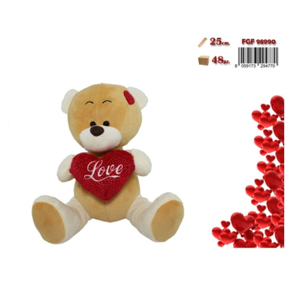 Orso Con Cuore 25Cm 94770 X1