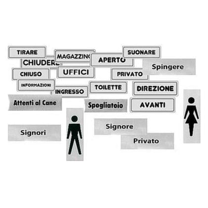 Targhe Indicative 5X15 Suonare X1