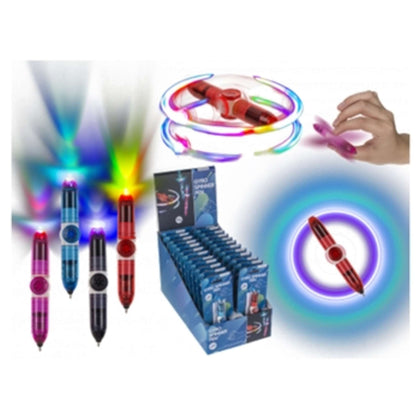 Penna A Sfera Gyro Spinner Con Led 4Colori 9Cm X1