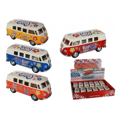 Bus Metallo Peace & Love A Retrocarica 12.5Cm X1