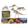 Puzzle 3D Legno Naturale Scheletro Di Dinosauro X1