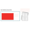 Conf. 20 Bigliettini Bomboniera Rosso 00049 X10