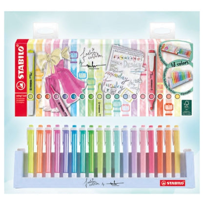 Set 18 Evidenziatori Stabilo Swing Cool Pastel X1