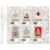 Biglietti Buon Natale Fotografico Glitter Abh05 X12