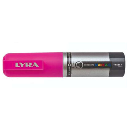 Lyra Mark All Punta Large 8Mm. Rosa Fluo X1