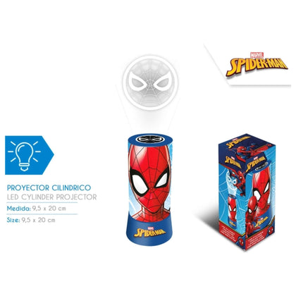 Spiderman Lampada Proiettore Led Mv15803 X1