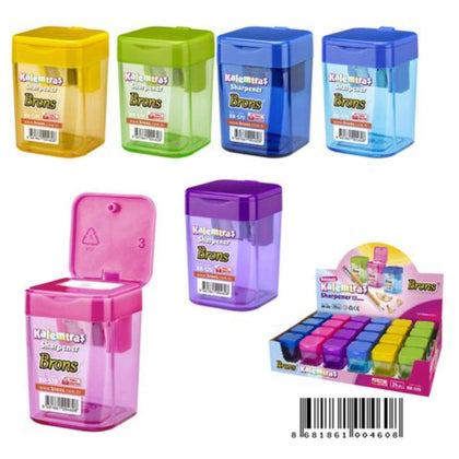 Temperamatite Quadrato 2 Fori In Plastica Con Serb X24
