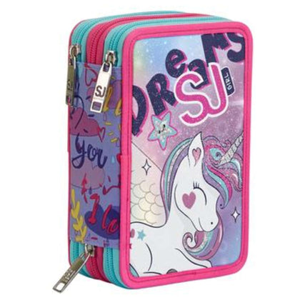 Astuccio 3Zip Sj Gang Animali Sj Girl X1