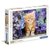 Puzzle 500Pz Hqc Gattino Rosso 30415 X1