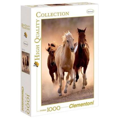 Puzzle 1000 Pz - High Quality Collection - Running Horses