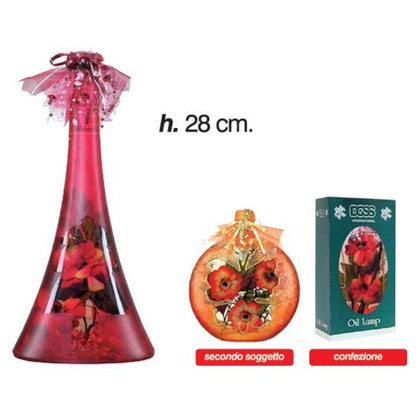 Lampade Dec.Big 28Cm. Ol-442L Red-Orange/Christmas X1