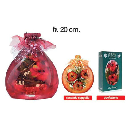 Lampade Dec.Big 20Cm. Ol-202M Red-Orange/Christmas X1