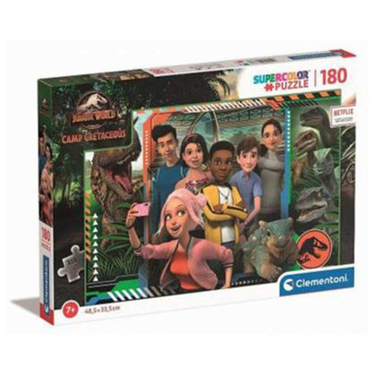 Park Supercolor Jurassic World Camp Cretaceous Puzzle 180 Pezzi