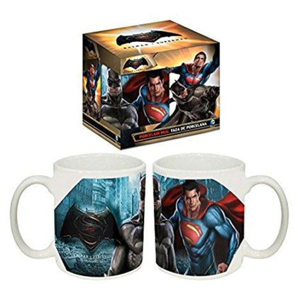 Tazza In Ceramica 310Ml Batman E Superman X1