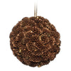 Sfera Decorata Copper/Gold 80Mm. Jy40789/C X12