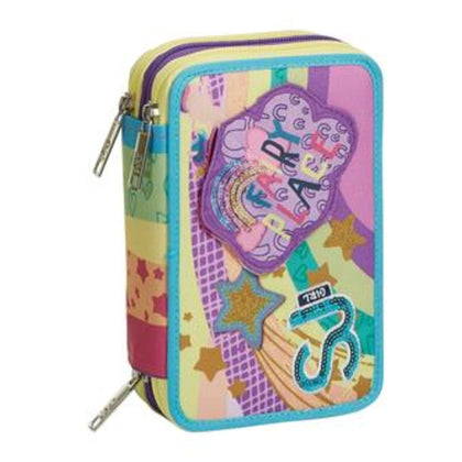 Astuccio 3Zip Sj Gang Multicolor Girl X1