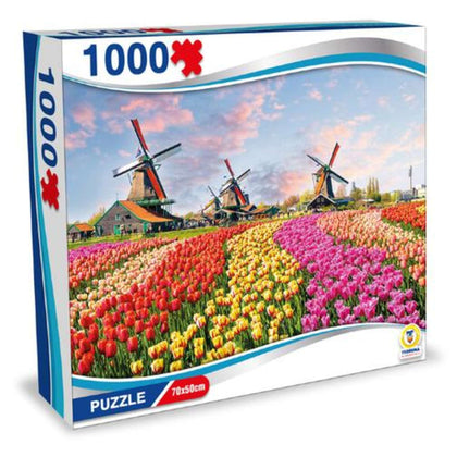 Puzzle Paesi Bassi - Paesaggio 1000Pz 70X50Cm 6702 X1