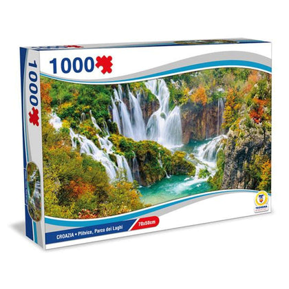 Puzzle Croazia - Plitvice.Parco Dei Laghi 1000Pz 7 X1