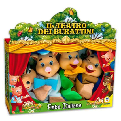 Marionette Teatrino Fiabe Italiane 4Pz 74135 X1