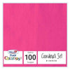 Cf.100 Tovaglioli 2 Veli 25X25 Fucsia 18364 X1