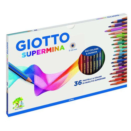 Scatola 36 Pastelli Giotto Supermina 2359 X5