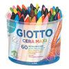 Bar. 60 Pastelli Cera Maxi Giotto 5192 X1