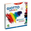 Scatola 24 Pastelli Ad Olio Maxi Giotto 2938 X3