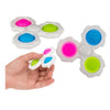 Pop Toy Fidget Spinner Trefoil 4Colori 61/6680 X1