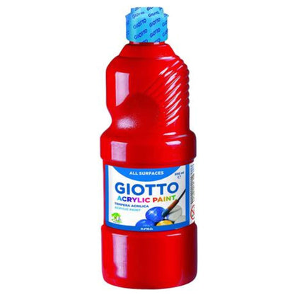 Tempera Acrilica Giotto 500 Ml. Rosso 08 X1