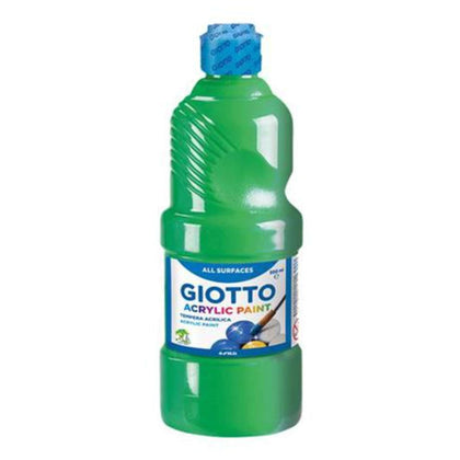 Tempera Acrilica Giotto 500 Ml. Verde 12 X1