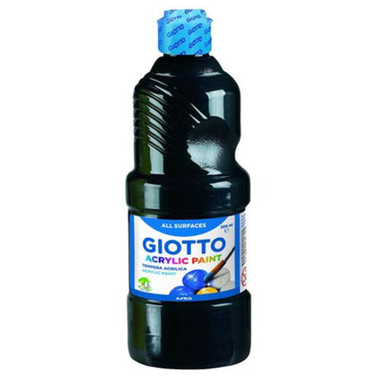 Tempera Acrilica Giotto 500 Ml. Nero 24 X1