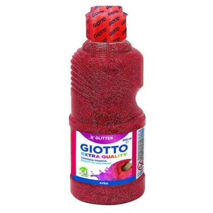 Tempera Glitter Giotto 250 Ml. Rosso 06 X1