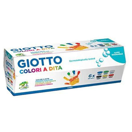 Cf.6 Colori A Dita Giotto 100Ml. 5341 X1