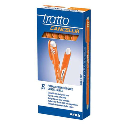 Penna Tratto Cancellik Arancione X12