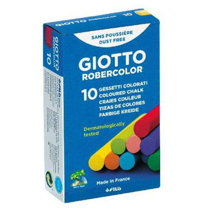 Cf.10 Gesso Tondo Colorato Giotto X10