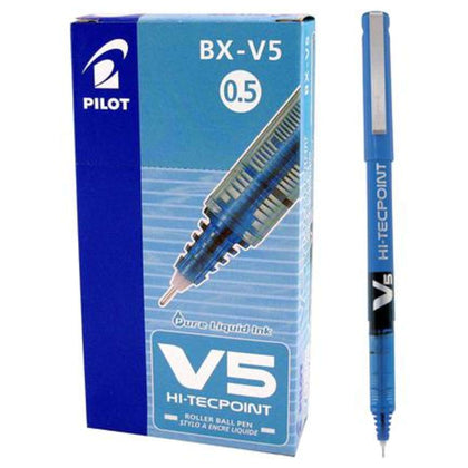 Penna Hi-Tecpoint V5 Blu X12