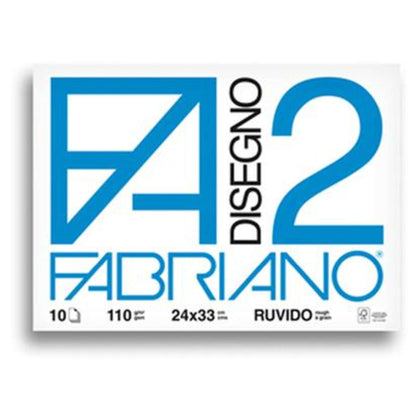 Album Disegno F2 24X33 10Ff. Ruvido X10