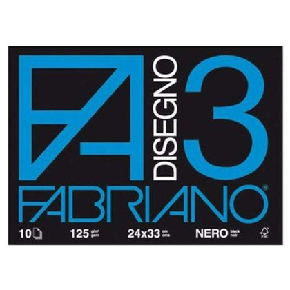 Album Nero Fabriano 24X33 10Ff. X10